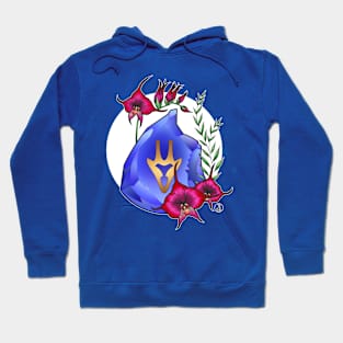 Dragoon from FF14 Job Crystal with Flowers T-Shirt Hoodie